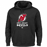 Men's New Jersey Devils Majestic Big x26 Tall Critical Victory Pullover Hoodie - Black,baseball caps,new era cap wholesale,wholesale hats